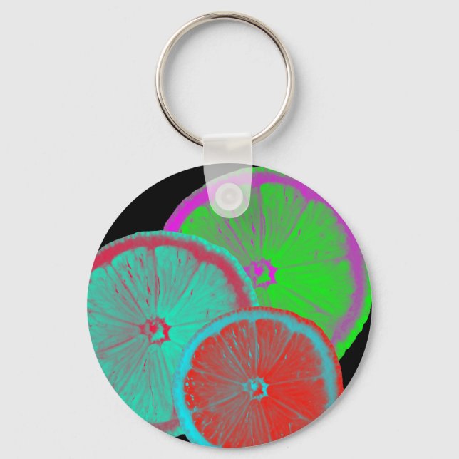 Slice Of Lemon Keychain (Front)