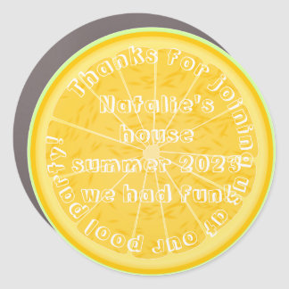 slice of lemon pool party ( gift) magnet