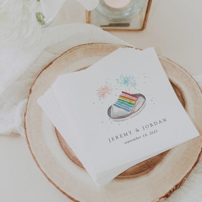 Slice of Love Personalized Napkins (Creator Uploaded)