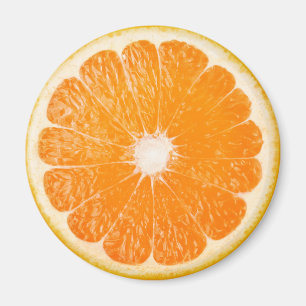 Slice of orange magnet