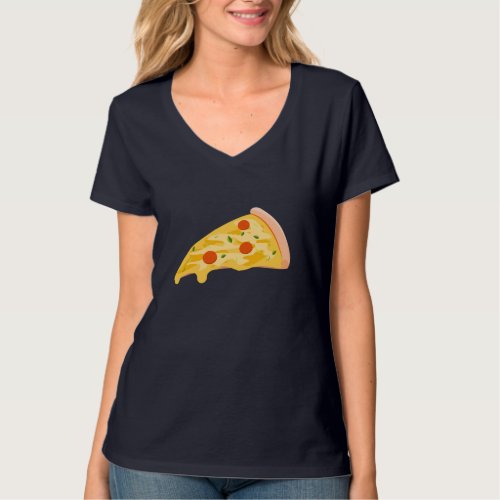 Slice Of Pepperoni Pizza Junk Food T_Shirt