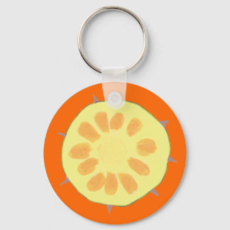 Slice of Pineapple Fruit Keychains