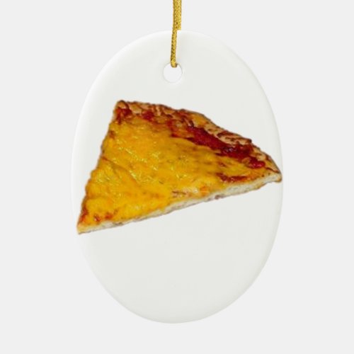 Slice of Pizza Ceramic Ornament