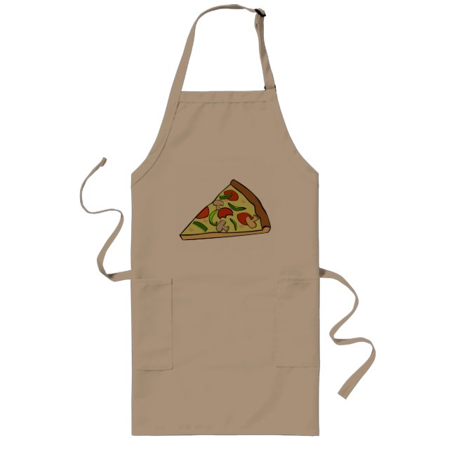 Slice of Pizza Men's Apron (Front)