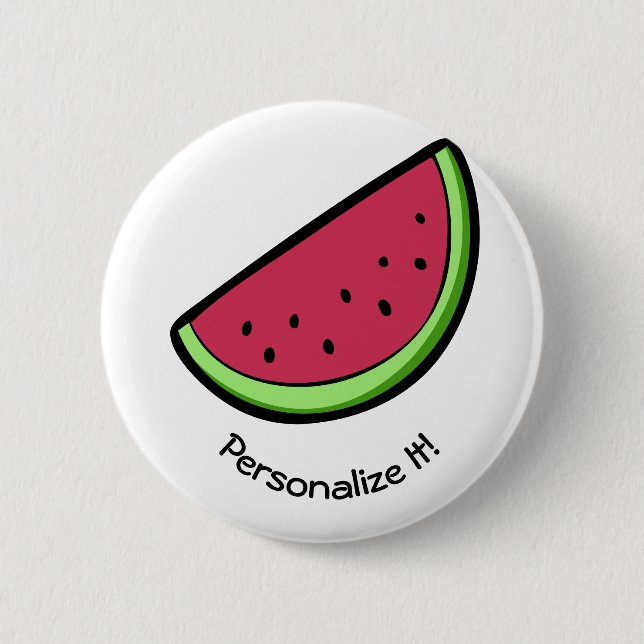 Slice of watermelon button (Front)