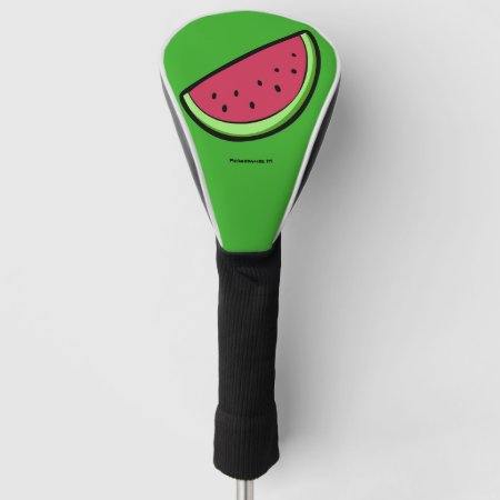 Slice Of Watermelon Golf Head Cover