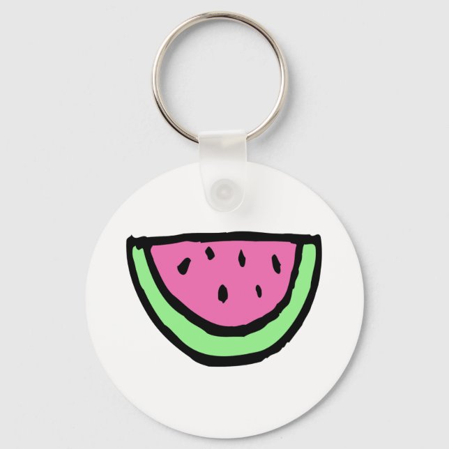Slice of Watermelon Keychain (Front)