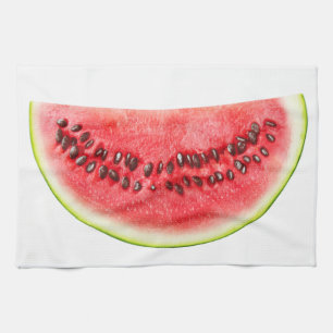 Slice of watermelon kitchen towel