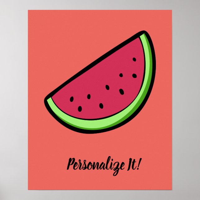 Slice of watermelon poster (Front)