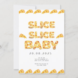 Slice Slice Baby, Baby Shower Invitation