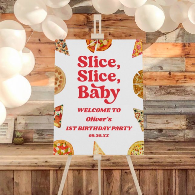 Slice, Slice, Baby! Birthday Party Welcome Sign (Creator Uploaded)