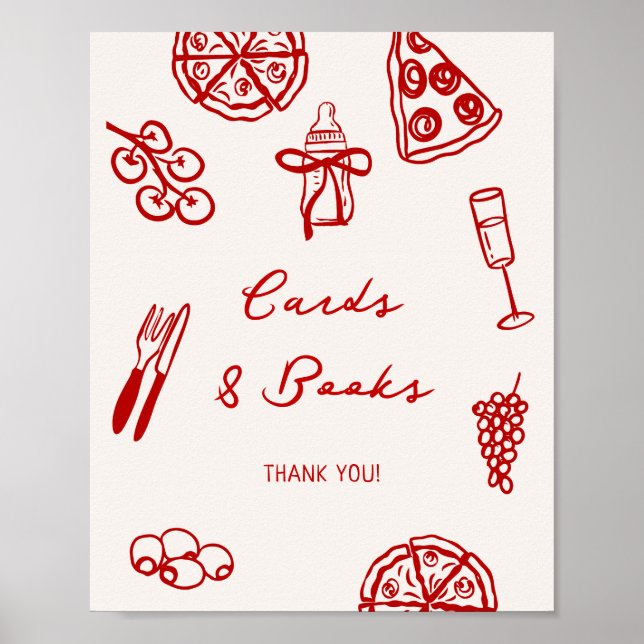 Slice Slice Baby Cards and Books Printable Poster (Front)