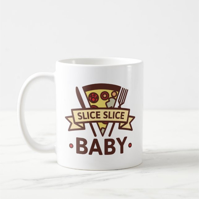 Slice Slice Baby Coffee Mug (Left)