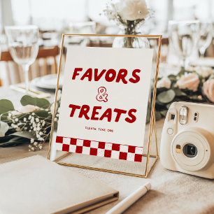 Slice Slice Baby Italian Red Pizza Favors & Treats Poster