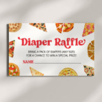 Slice Slice Baby! Pizza Baby Shower Diaper Raffle