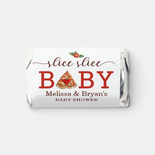 Slice Slice Baby Pizza Baby Shower Hersheys Miniatures