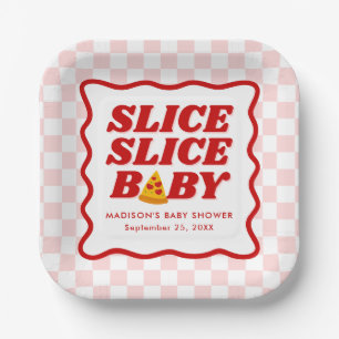 Slice Slice Baby Pizza Baby Shower Paper Plates