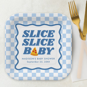 Slice Slice Baby Pizza Baby Shower Paper Plates