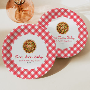 Slice, Slice, Baby! Pizza Baby Shower Paper Plates