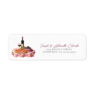 Slice Slice Baby Pizza Party Baby Shower Label