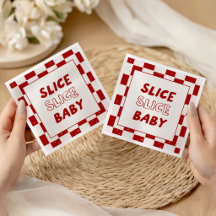 Slice Slice Baby Red Baby Shower Italian