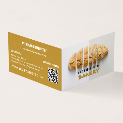 Sliced Bread Loaf Bakery Detailed Business Card