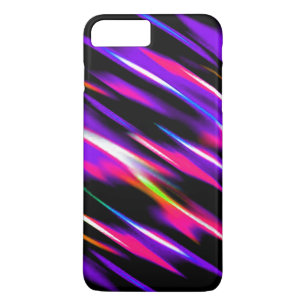 Sliced Neon Striped Animal Print Multicolored Hot iPhone 8 Plus/7 Plus Case