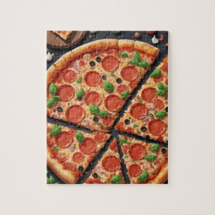 sliced pizza  jigsaw puzzle