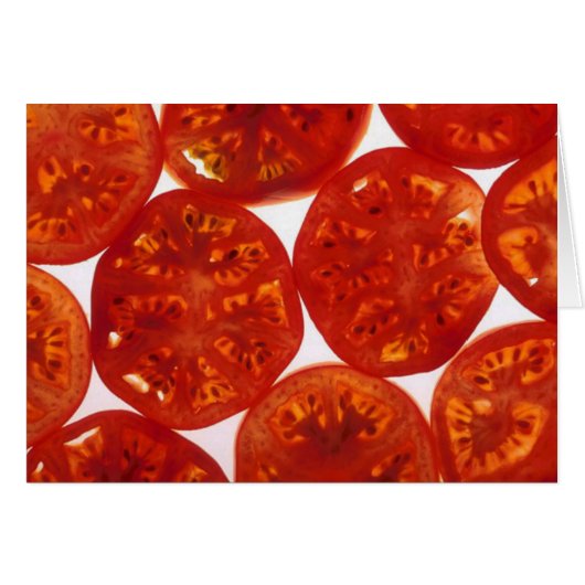Sliced Tomatoes Cards (Front Horizontal)