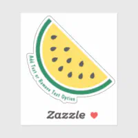 Sliced Yellow Watermelon Sticker