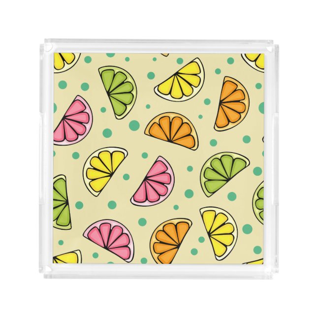 Slices Citrus Acrylic Tray (Front)