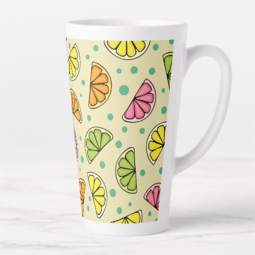 Slices Citrus Latte Mug