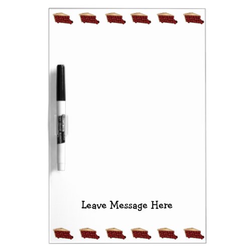 Slices of Cherry Pie Dry_Erase Board