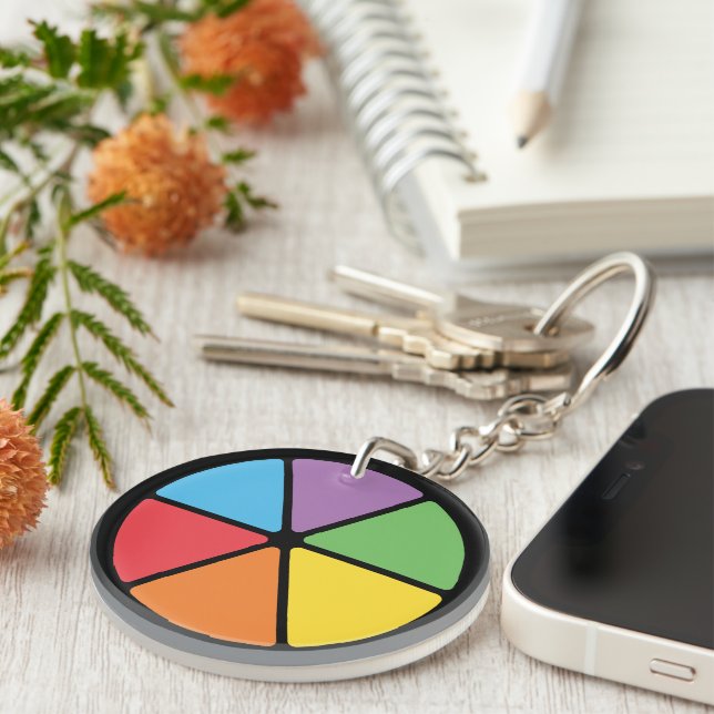 Slices of Knowledge Keychain (Front Right)