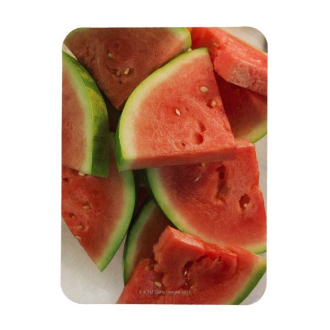 Slices of watermelon magnet (Vertical)