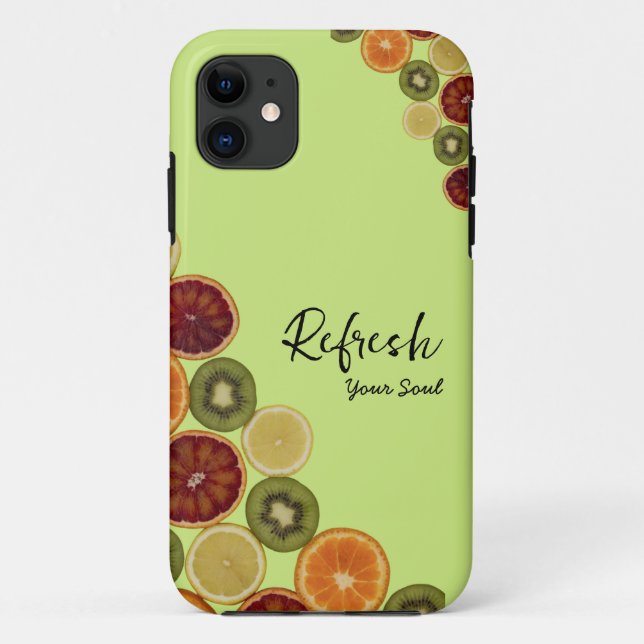  Slices various fresh fruits iPhone Case (Back)