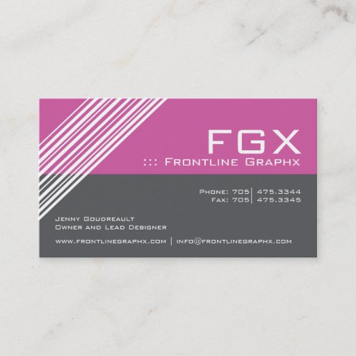 Customizable Slick and Modern Monogram Business Card