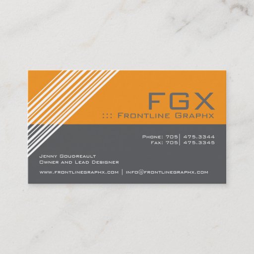 Customizable Slick and Modern Monogram Business Card