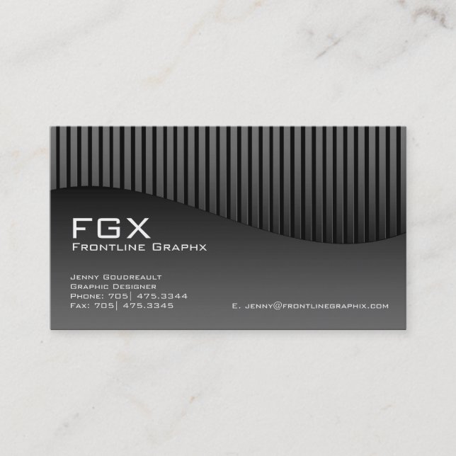 Slick Business Card (Front)