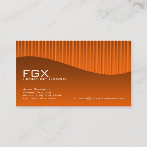 Customizable Slick Business Card
