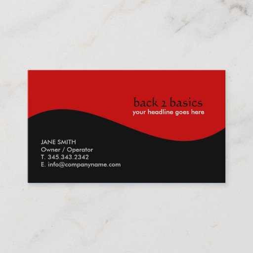 Customizable Slick Business Cards