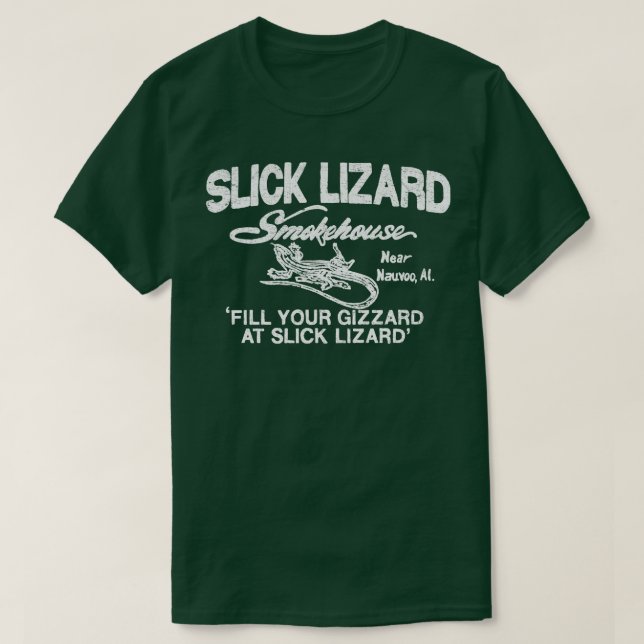 Slick Lizard Smokehouse TShirt (Design Front)