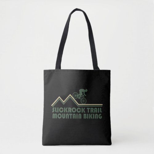 slickrock mtb mountain biking tote bag