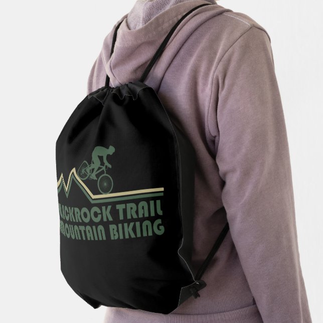 slickrock trails mtb mountain biking drawstring bag (Insitu)