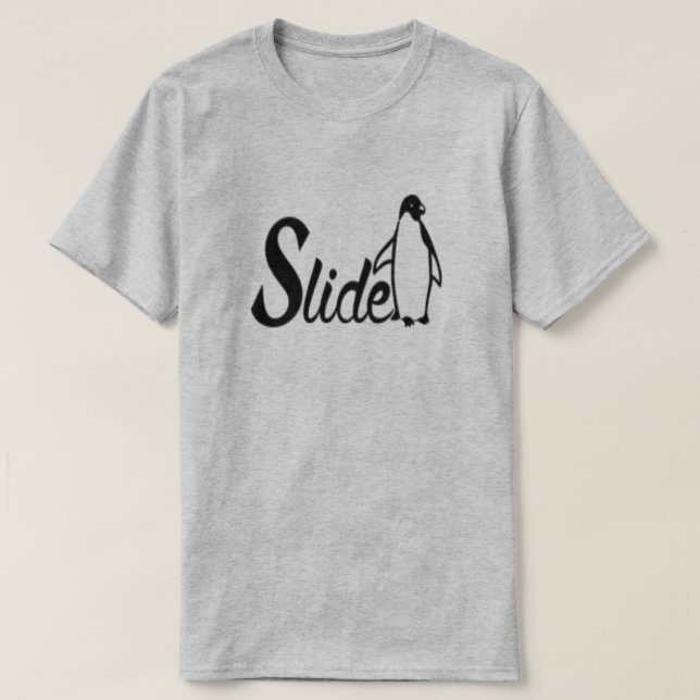 Slide Penguin Spirit Animal design T-Shirt (Design Front)