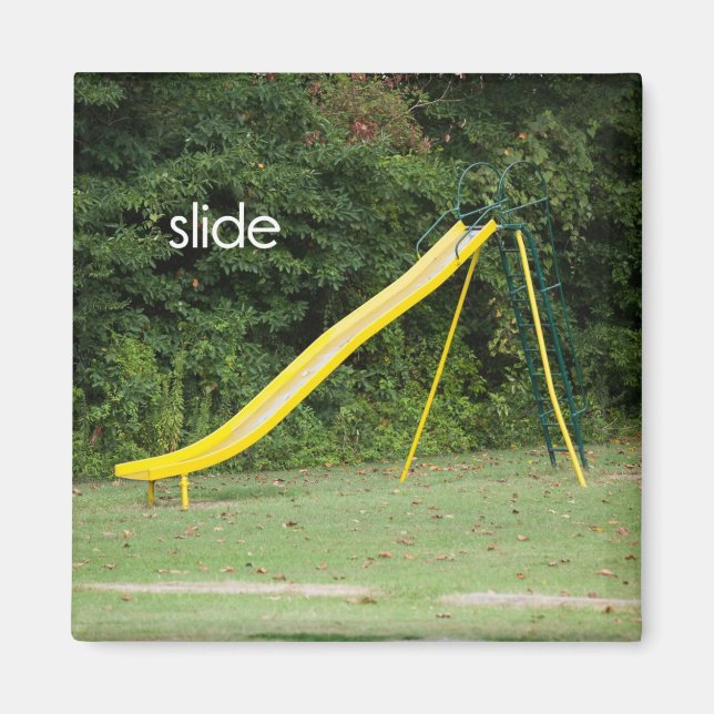 Slide Refrigerator Magnet (Front)