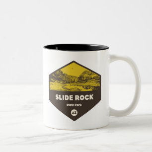 Slide Rock State Park Arizona Two-Tone Coffee Mug