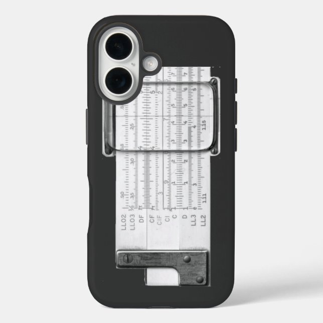 Slide Rule Case-Mate iPhone Case (Back)