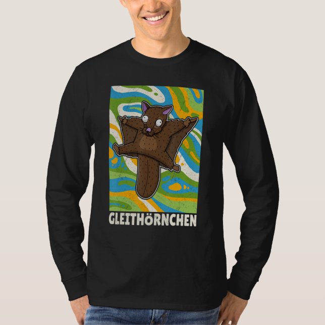 Slide squirrel Pteromyini cute pet T-Shirt (Front)