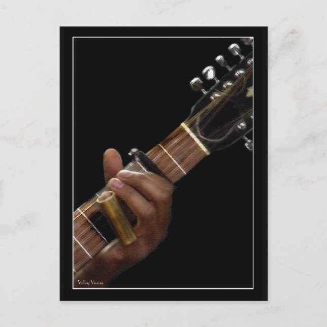 Slidin' the Blues Postcard (Front)